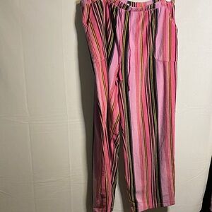 Striped Pink Pajama Pants